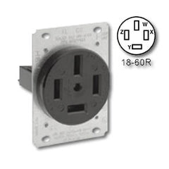 Leviton 8360 60Amp Flush Mount Receptacle