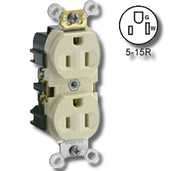 Leviton BR15 15Amp 125V Grounding Duplex Receptacle