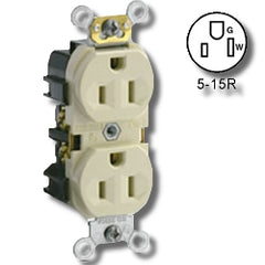 Leviton BR15-S 15Amp 125V Grounding Slim Receptacle