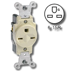 Leviton 5089 15Amp 250V Grounding Single Receptacle