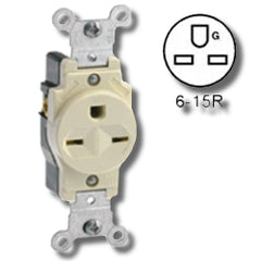 Leviton 5089 15Amp 250V Grounding Single Receptacle