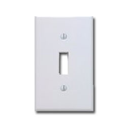 Leviton 88001 Plastic Wallplate - 1 Gang