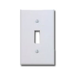 Leviton 88001 Plastic Wallplate - 1 Gang