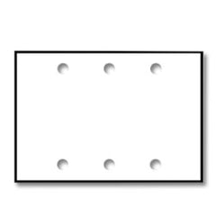 Leviton 80735 3-Gang No Device Blank Wallplate