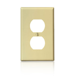 Leviton PJ8 1-Duplex Midway Size Nylon Wallplate