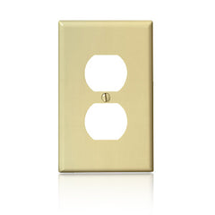 Leviton PJ8 1-Duplex Midway Size Nylon Wallplate