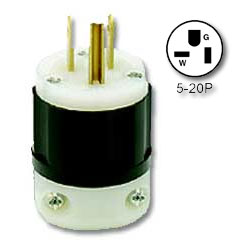 Leviton 5366 20 AMP Industrial Grade Plug