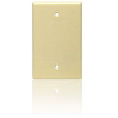 Leviton PJ13 1-Gang Blank Box Mount Midway Size Nylon Wallplate