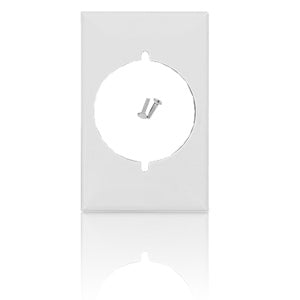 Leviton 80532 Midway Size Nylon Wallplate Power Receptacle