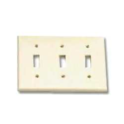 Leviton 88011 3-Gang Standard Size Residential Grade Toggle Switch