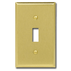 Leviton 81001 1-Gang Standard Size Commercial Grade Toggle Switch Faceplate