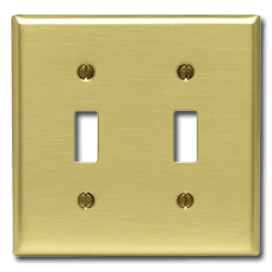 Leviton 81009 2-Gang Standard Size Commercial Grade Toggle Switch