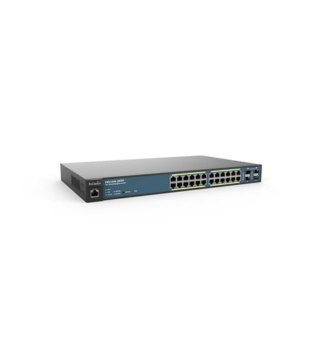 EnGenius EWS1200-28TFP Neutron Series 24-Port PoE+ Gigabit Switch with 4 SFP+ Ports