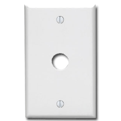 Leviton 81017 Commercial Grade Phone or Cable Outlet .625" dia. Hole - Box Mount