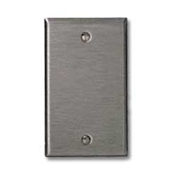 Leviton 83014 Metal Blank Plate 1-Gang - Box Mount