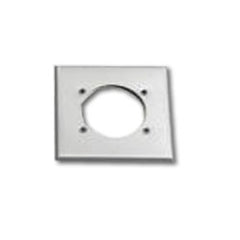 Leviton S701 2Gang Flush Mount 2.465" Dia. Device Receptacle Wallplate