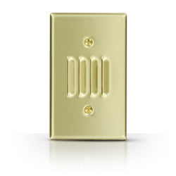 Leviton 81079 1-Gang Louvre Horizontal Box Mtg. Device Wallplate