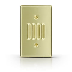 Leviton 81079 1-Gang Louvre Horizontal Box Mtg. Device Wallplate