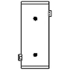 Leviton PSC-14 Blank Center Wallplates for Multi-Gang Installations