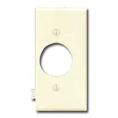 Leviton PSE-7 Single Receptacle 1.406" Dia. Hole End Wallplates for Multi-Gang Installations