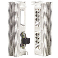 Siemon S66M2-5T-68L-125R Six 4 Pair Jacks and 1 Female Connector T568B