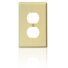Leviton 80503 1-Gang Duplex Midway Size Wallplate