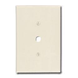 Leviton 86113 1-Gang Phone/Cable .406 inch Diameter Hole Device Oversized Wallplate