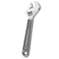 Klein Tools, Inc. D506-4 4" Adjustable Wrench — Standard Capacity, Plastic-Dipped Handles