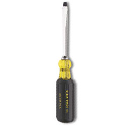 Klein Tools, Inc. 600-4 1/4" Keystone-Tip Screwdriver – 4" Heavy-Duty Square-Shank