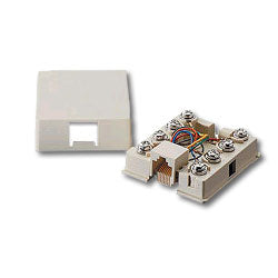 Leviton 4625A-26I 6-Position, 6-Conductor Type 625A2 Surface Mount Jack