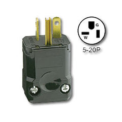 Leviton 5356-VB 20Amp 125V Industrial Grade NEMA 5-20 Plug