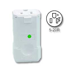 Leviton 8359-V 20Amp 125V Hospital Grade NEMA 5-20 Connector