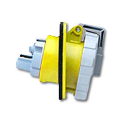 Leviton 3100R4W 125 AC 2P3W Wiring Watertight Pin and Sleeve Receptacle