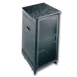 Middle Atlantic PTRK-14MDK PTRK Series Portable Rack with Granite-Marbled Top and Plexi Front Door