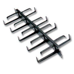 Middle Atlantic HCM-1DR Horizontal Cable Manager; D-Ring Style - Front and Rear