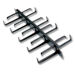 Middle Atlantic HCM-1DR Horizontal Cable Manager; D-Ring Style - Front and Rear