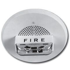 Wheelock CH90-24MCCH-FW Ceiling Mount Strobe, 24 VDC, 115/177 Strobe Candela