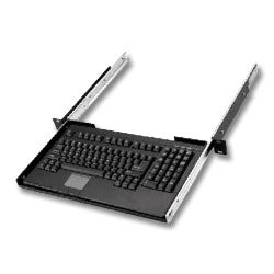 Chatsworth Products 13480-719 Keyboard Tray 4-Post, 19" W x 1 RMU, Black