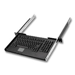 Chatsworth Products 13490-719 Keyboard Tray 2-Post, 19"W x 1 RMU, Black