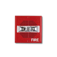 Wheelock E70-24MCW-FR Wall-Mount Multi-Candela 15/30/75/110 Speaker/Strobe, 24 VDC, Square