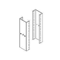 Chatsworth Products 12533 Patch Panel Auxiliary Mounting Rails for Datacom Cabinets, Pack of 2