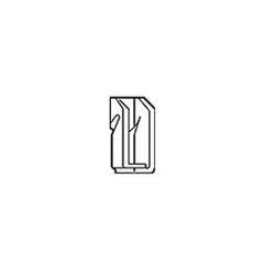 Erico 123-ER Z Purlin Clips, 1/4" Bottom Hole (Box of 100)