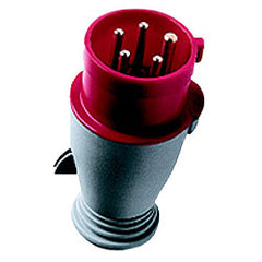 Leviton SP316P4 International-Rated Pin and Sleeve 16A 100-130V Plug