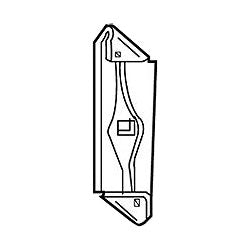 Erico 4J2438 Bulb Tee Clips, 1/4" Carriage Bolt (Package of 100)