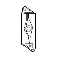Erico 4NJ2438 Bulb Tee Clips, 1/4"-20 (Package of 100)