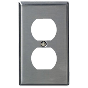 Leviton 84003-40 302 Stainless Steel Standard Size Wallplate