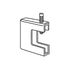 Erico BC140037EG Wide Mouth Beam Clamp, up to 1 5/8" Flange Size (Package of 100)