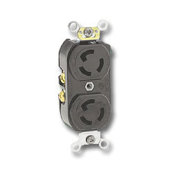 Leviton 4550-IG 15Amp Locking Device with 250V 2-Pole 3-Wire and Isolated Grounding
