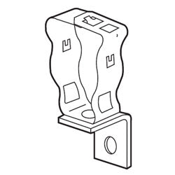 Erico FB812M Through Stud Conduit Cable Support, 1/2" or 3/4"