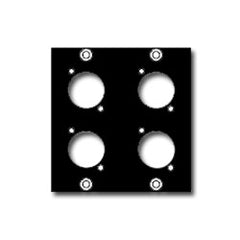 Middle Atlantic CANARE4 UCP Panel with BNC Recessed Punchouts